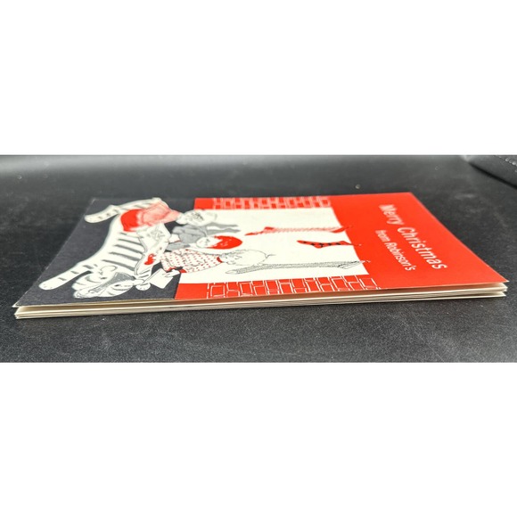 Rare Robinson’s Department Store Christmas Santa Claus Coloring Book 1950s Mint! - Picture 11 of 11